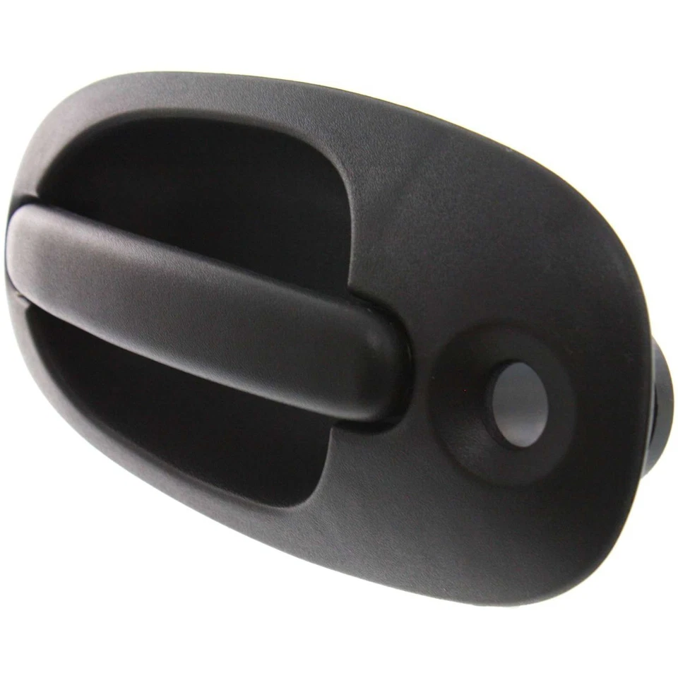 Door Handle Set For 1996-2000 Dodge Grand Caravan Sliding Dr Txtd Blk w/Hole 2Pc - Image 4 of 4