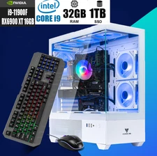 ARBG Gaming PC,GeForce RX6900 XT 16GB,Intel i9,32GB RAM,1TB SSD,1TB HDD Win11