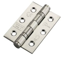 5x Eclipse 14852 Satin Stainless Steel Ball Bearing Hinge Pair Radiused Ends