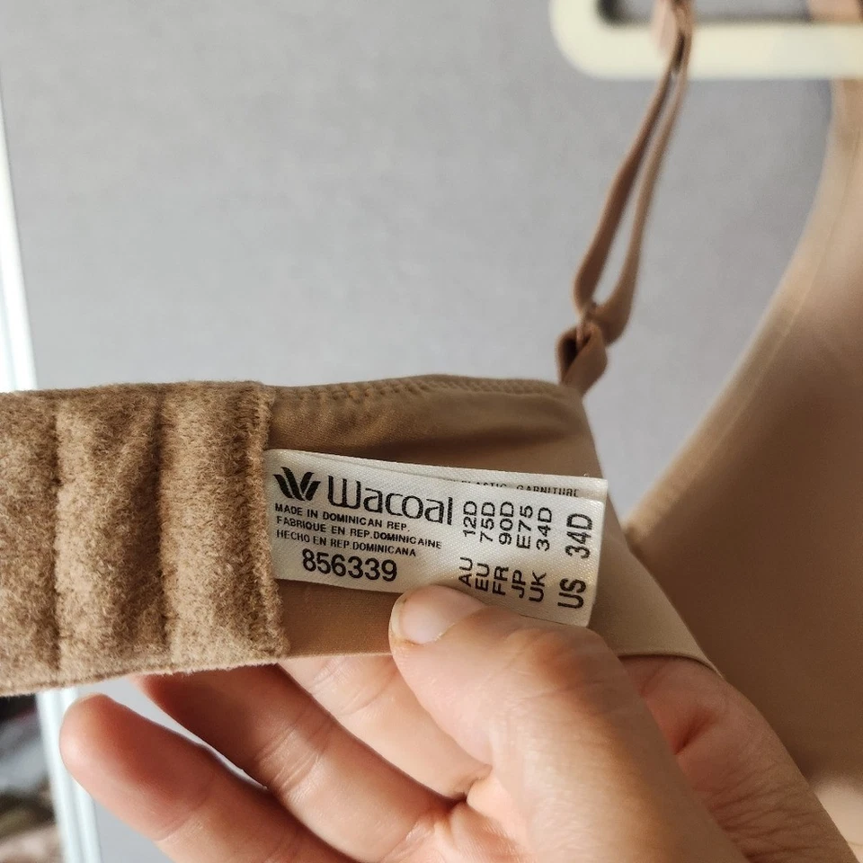 Wacoal Comfort First Wire Free T-Shirt Bra Size 34D Nude Wireless - Image 4 of 4