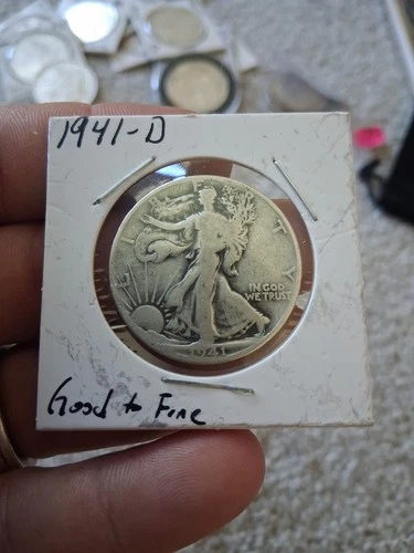 1941-D  Walking Liberty Silver Half Dollar