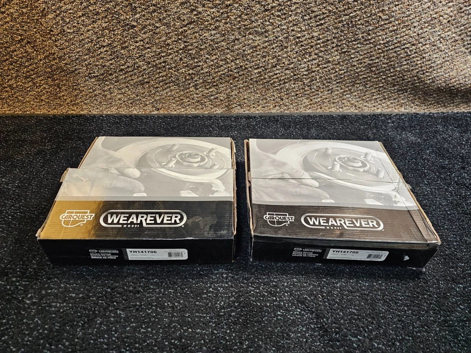 (QTY 2) Carquest Wearever YH141706 Brake Disc Rotor For 2004-2006 Mazda MPV - Image 2 of 4