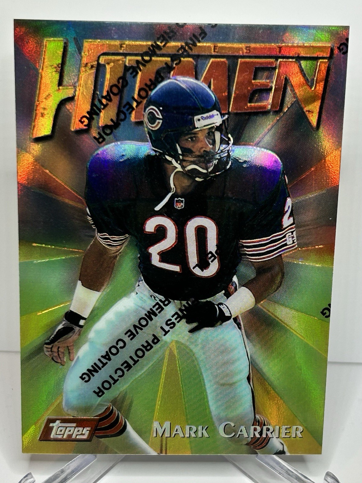 Mark Carrier - 1997 Finest Refractor #63 HITMEN🔥Bears🔥