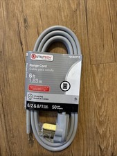 NEW Utilitech 6-ft 3-Prong Gray Dryer Cord 10/3 Gauge 30AMP