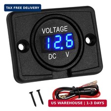 Dc 24v 12v Voltage Gauge Battery Voltage Meter Led Volt Meter 12 Volt 24 Volt Dc 24v 12v Voltage Gauge Battery Voltage Meter Led Volt Meter 12 Volt 24 Volt