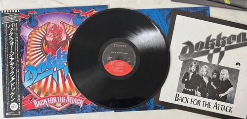 Dokken back for the attack  LP Japan pressing with insert