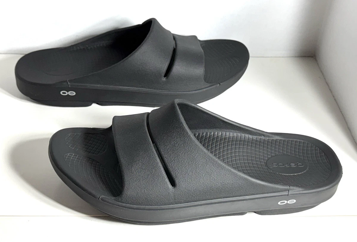 OOFOS OOcoozie Men’s Size 11 Mule Shoes Slides Sandals Slippers Tawny Gray OOFOS Slippers for Men for sale - eBay main image 4