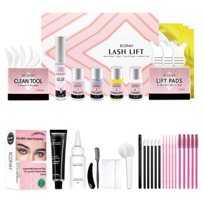 Lash Lift and Color Kit, At-Home DIY Lash Perm with Long Lasting Curl & Natur...