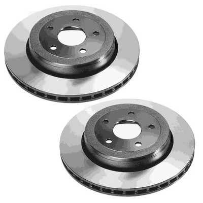 Wagner 2pc Rear E-Coated Disc Brake Rotors Set 350mm For Jeep Grand Cherokee