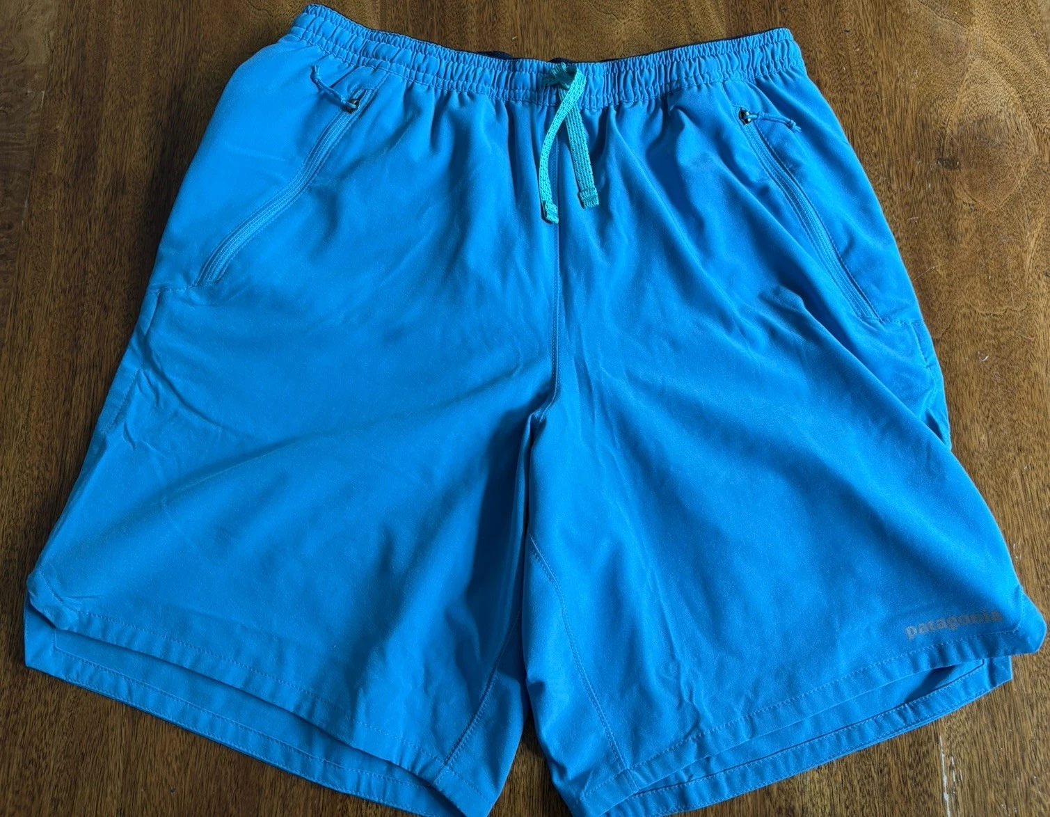 Men’s Patagonia Multi Trails Running Shorts Small Blue 8” Inseam