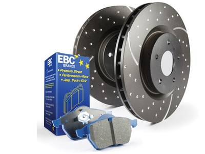 Rear Brake Pad and Rotor Kit For 03-06 Mitsubishi Lancer Evolution MR RS DB14T4