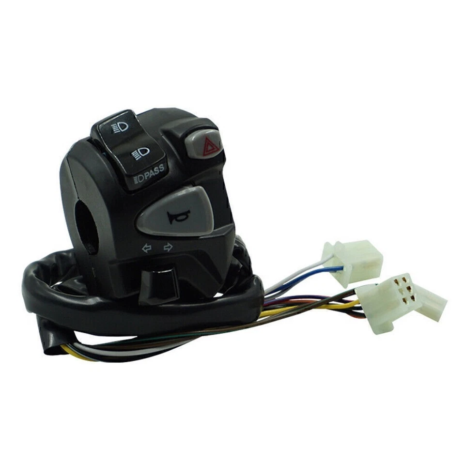 Переключатель фар ближнего/дальнего света сигнал поворота рупор двигателя 7/8 дюйма 1 шт. - Изображение 2 из 4