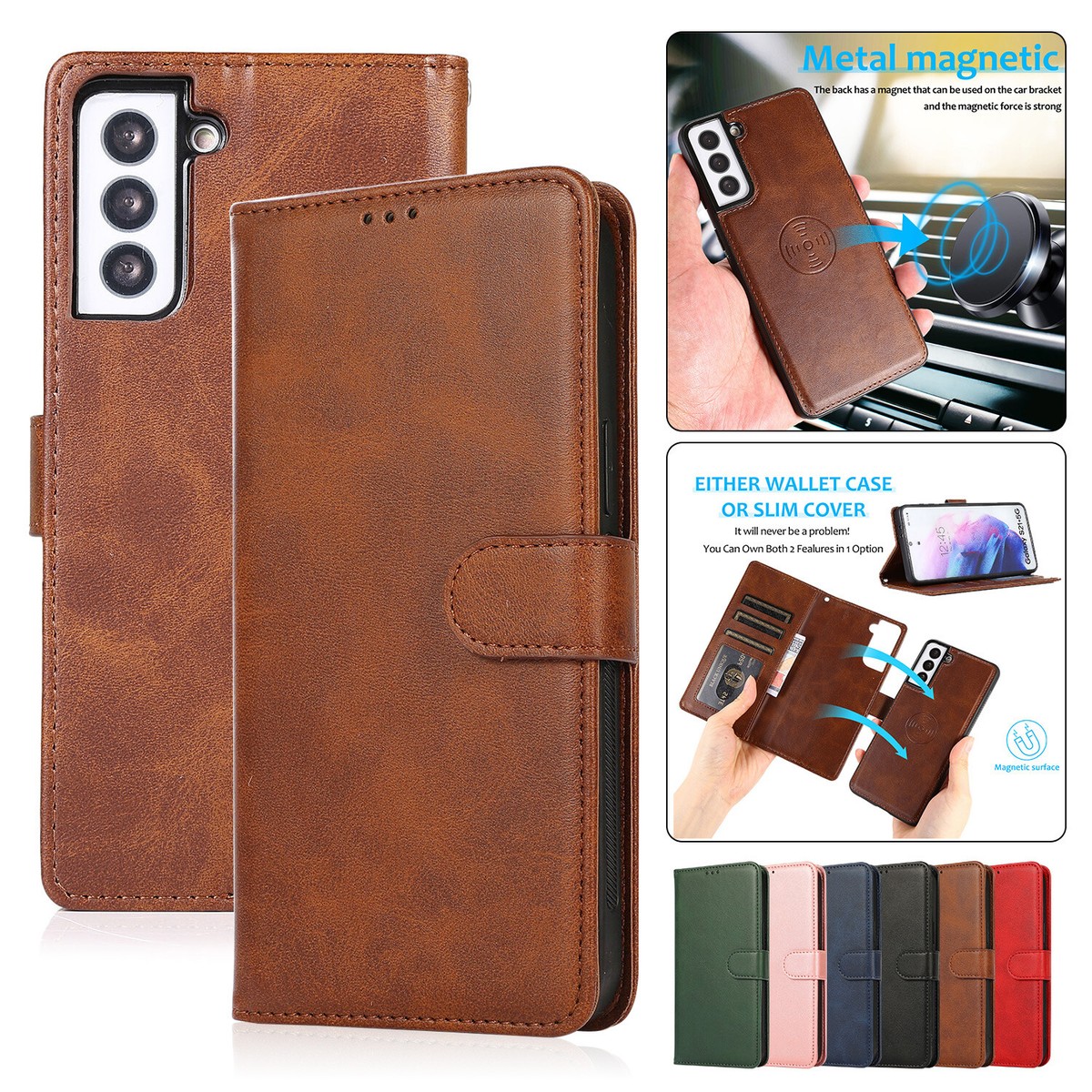 スペインセットC For Samsung Galaxy S24 S23 S22 Ultra S21 S20 Leather