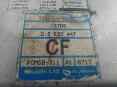 1999 Suzuki VITARA Engine ECM Electronic Control Module 2.5L A/T