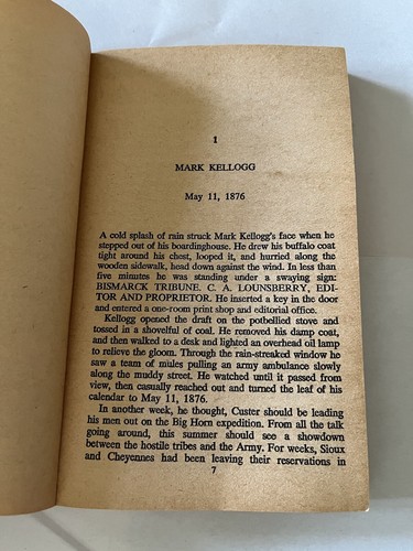 Vintage Show Down at Little Big Horn Paperback Book by Dee Brown 1971 - Picture 7 of 8