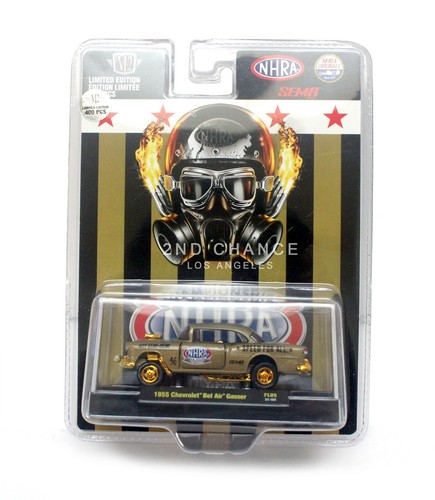 2021 M2 Machines SEMA Exclusive 1955 Chevrolet Bel Air Gasser CHASE 1:64 - 第 1/4 張圖片