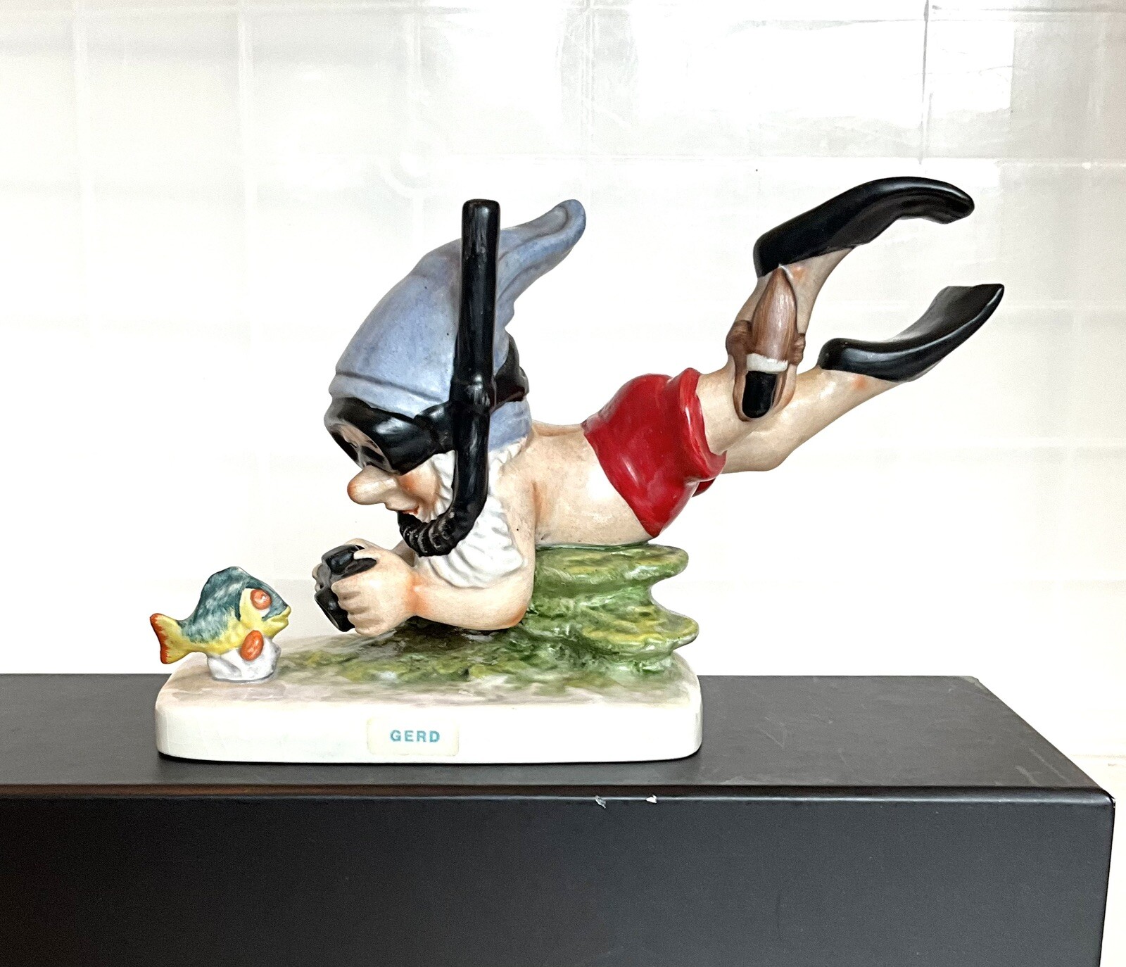 Goebel COBOY Gnome Figurine Gerd the Scuba Diver 17536 West Germany eBay