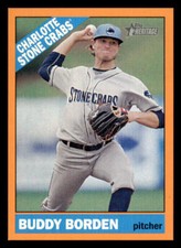 2015 Topps Heritage Minors Orange #68 Buddy Borden /25