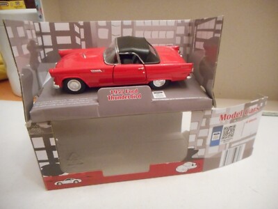 Welly Modellautos 1955 Ford Thunderbird rot + Box mit LGA geprüft