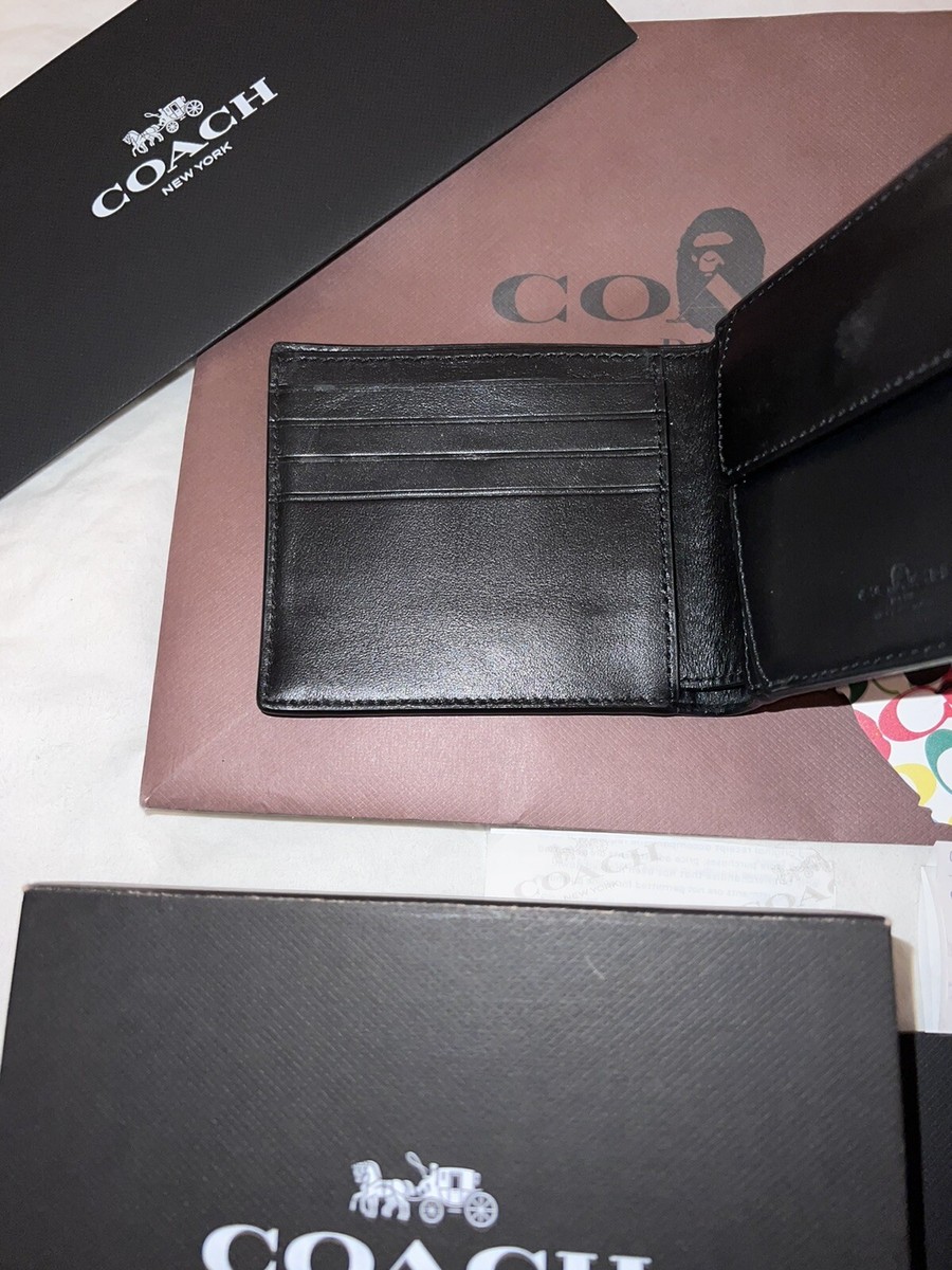Coach x Bape Bathing Ape Coin Bi-fold Wallet | eBay Coach x Bape Bathing Ape Coin Bi-fold Wallet | eBay