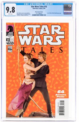 STAR WARS TALES #15 CGC 9.8 NM/M PHOTO VARIANT SKYWALKER & LEIA HAMILL & FISHER