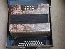 old Hohner Victoria Club Modell button Accordian accordion C/F sold by Barth