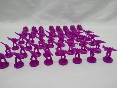 (47) 2007 Transformers Magenta Risk Board Game Player Pieces
