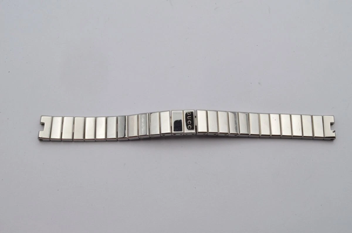 Gucci Women Steel Bracelet 12mm Vintage Rare Beautiful Condition Polished