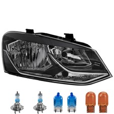 Scheinwerfer rechts inkl. OSRAM Lampen H7 für VW Polo 6R 6C 6R_ 6R1 6C1