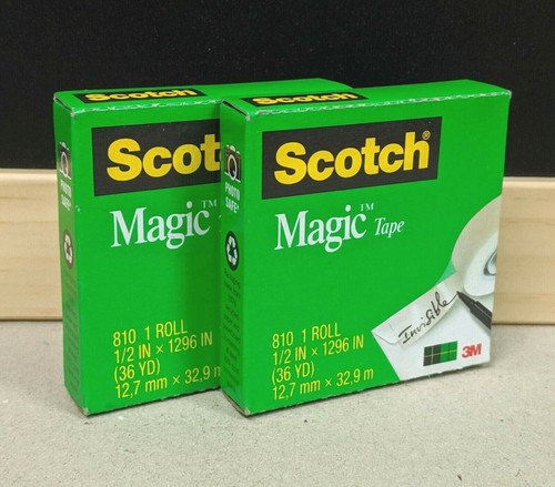 3M 810 Scotch Magic Tape, 1/2" X 36 Yards (Pack Of 5) Price In Doha Qatar - Foto 3