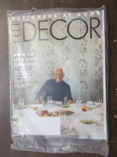 ELLE DECOR MAGAZINE APRIL 2025 HOW TO LIVE LIKE ARMANI DELIA KENZA SEALED NEW