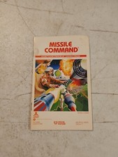 Missile Command - Atari 2600 - Instruction Manual Booklet Only