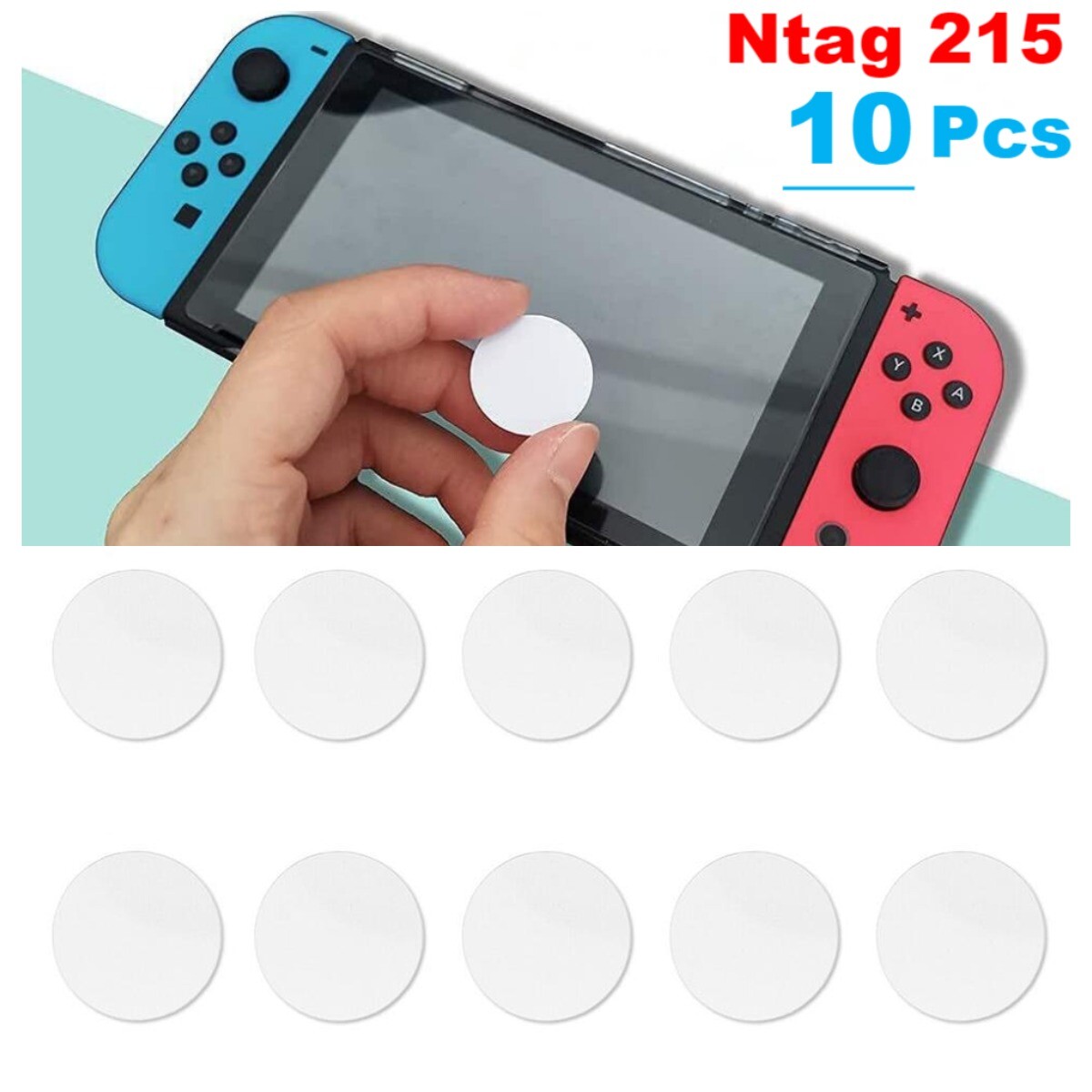 10PCS NTAG215 NFC Tags Blank Card RFID TagMo Compatible Amiibo Android |  eBay