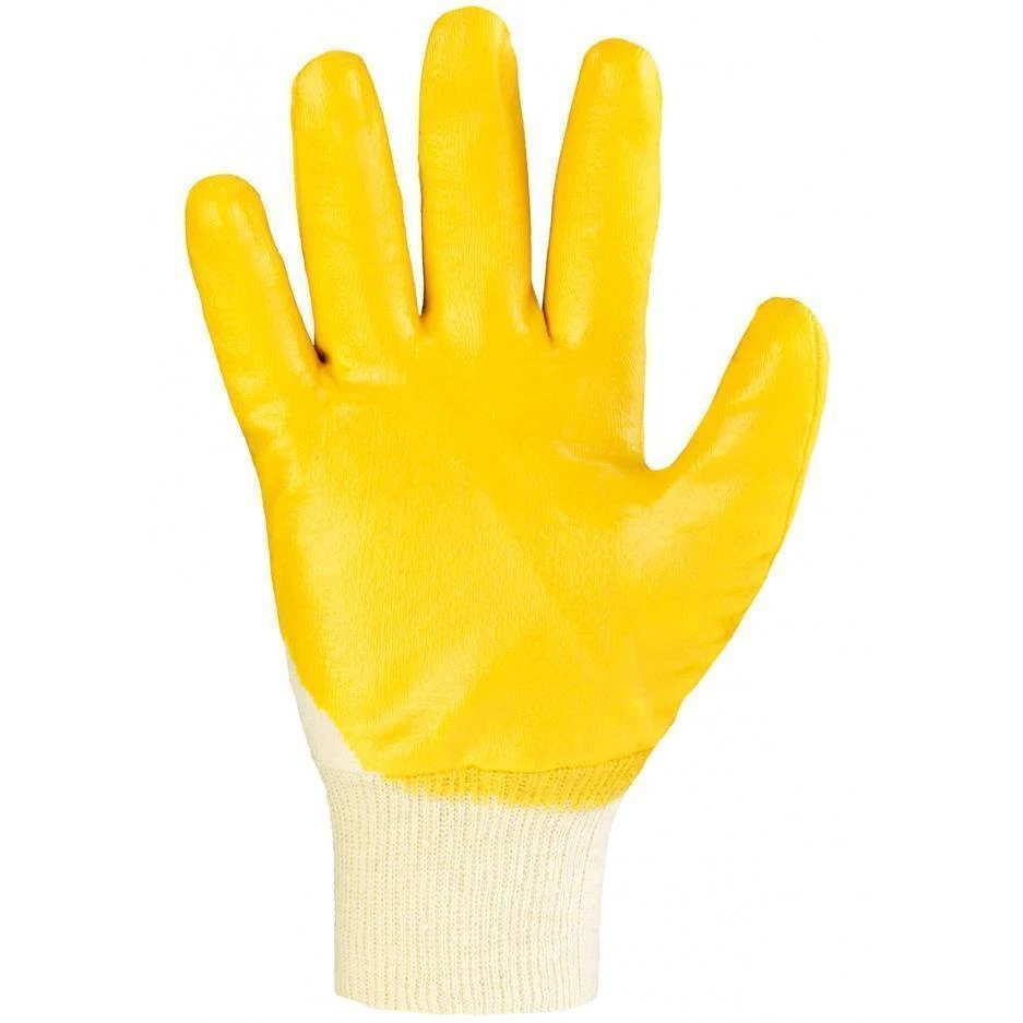 6-288 Paar Nitril Arbeitshandschuhe gelb Gartenhandschuhe Handschuhe STRONGHAND - Bild 3 von 3