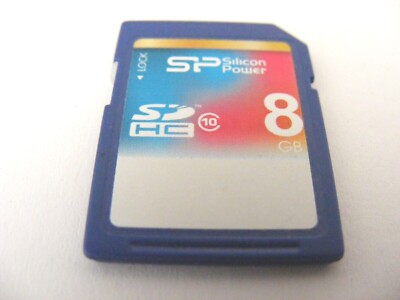 8GB SDHC Card Class 10 ( 8 GB SDHC Karte ) SILICON POWER gebraucht
