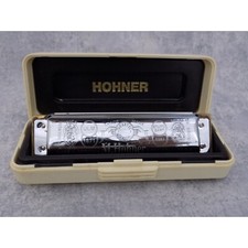 Hohner No.1896 Key of G Marine Band 10 Hole in Original Case
