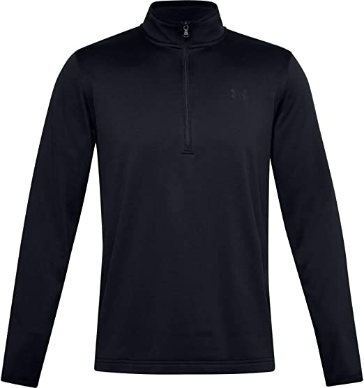 Under Armour Men's Black 1/2 Zip Fleece Pullover Top (1357145-001