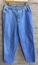 GITANO Vintage High Waist Relaxed Fit Tapered Leg Denim Mom Jeans Women's 18