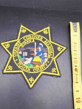 Sheriff Coroner EUREKA Marshal Placer Police US Patch Sleeve Badge USA