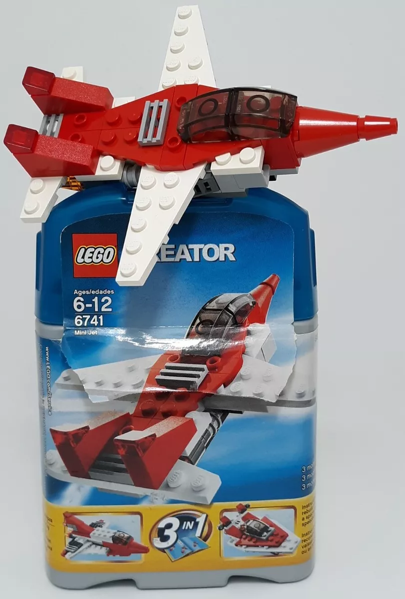 Lego red and white airplane sale