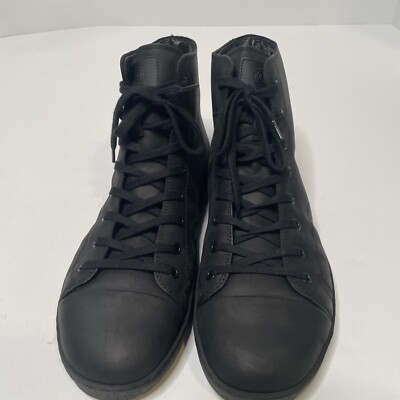 Groundies Urban Barefootwear men s high top black size 10