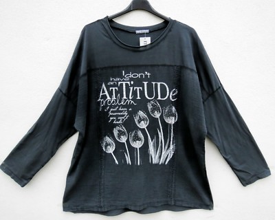 NEW Italy Moda tunic tunic shirt XL 48 50 lagenlook