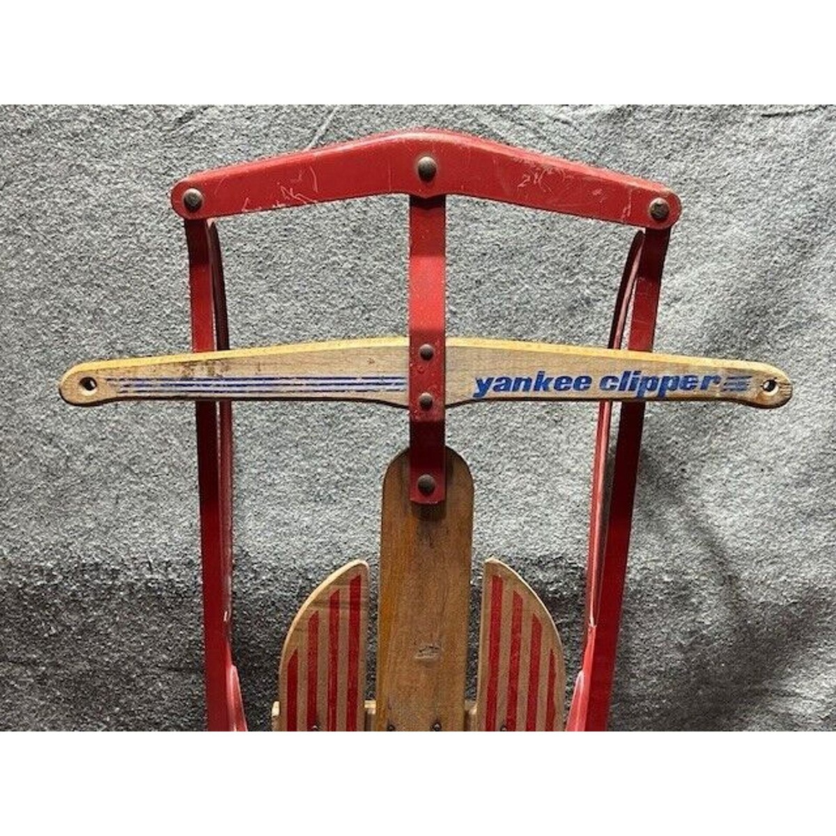 Flexible Flyer F023 Yankee Clipper Vintage Sled 53x14 Metal Wood