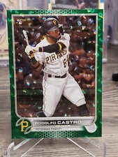 2022 Topps Series 1 Rodolfo Castro RC #85 Green Foilboard /499 SP ROOKIE Pirates