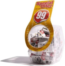 JOB White Rolling Paper Bowl Single Wide Pre-Priced 99¢ Tub (100 Booklets Total)