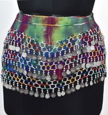 Women Belly Dance Accessories Hip Scarf Sequins Coins Wrap Scarves Assorted Lot