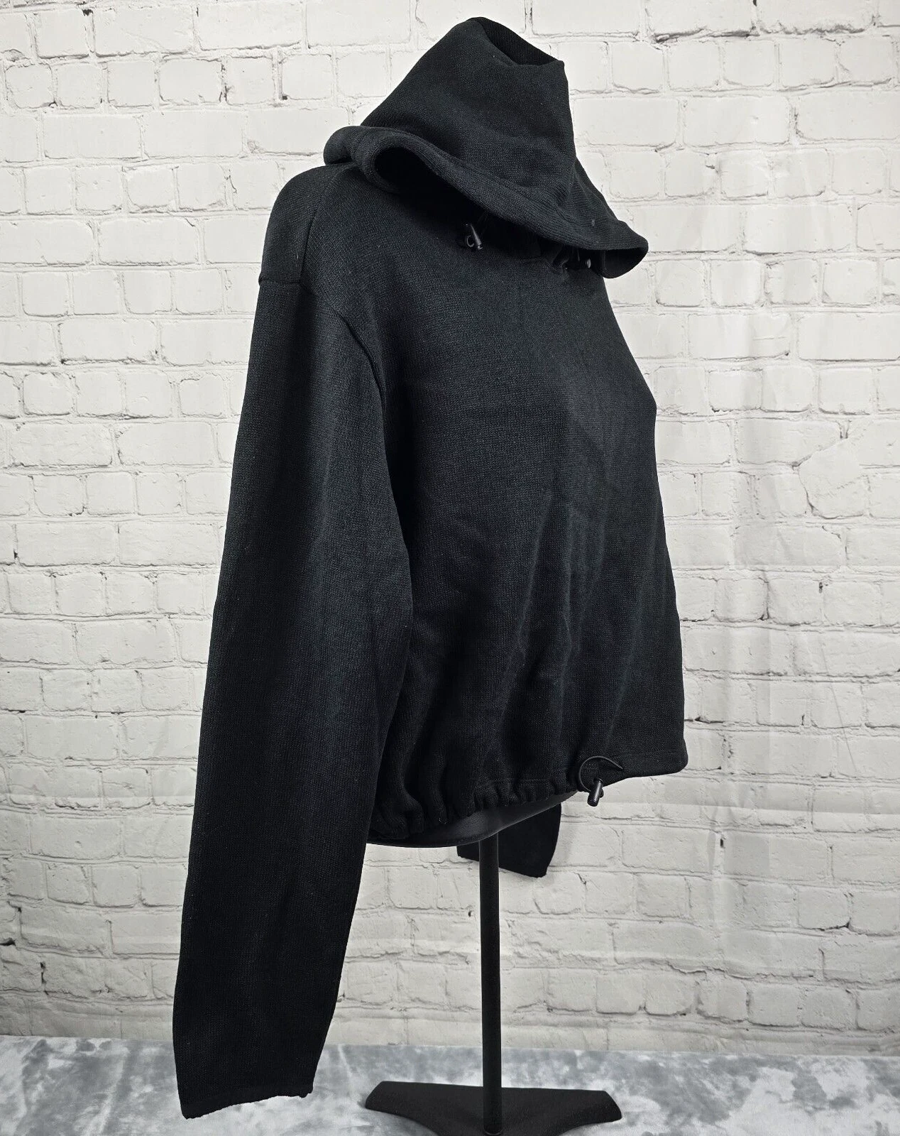 UNDERCOVER Felpa con cappuccio ROSA Victoria's Secret nera manica lunga taglia S