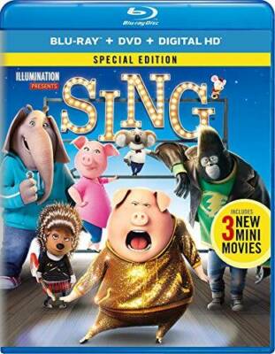 Sing [Blu-ray] - Blu-ray By Matthew McConaughey - GOOD