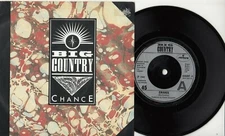 BIG COUNTRY - CHANCE/TRACKS OF MY TEARS - MINT UK IMPORT45 WPS - UNPLAYED NEW