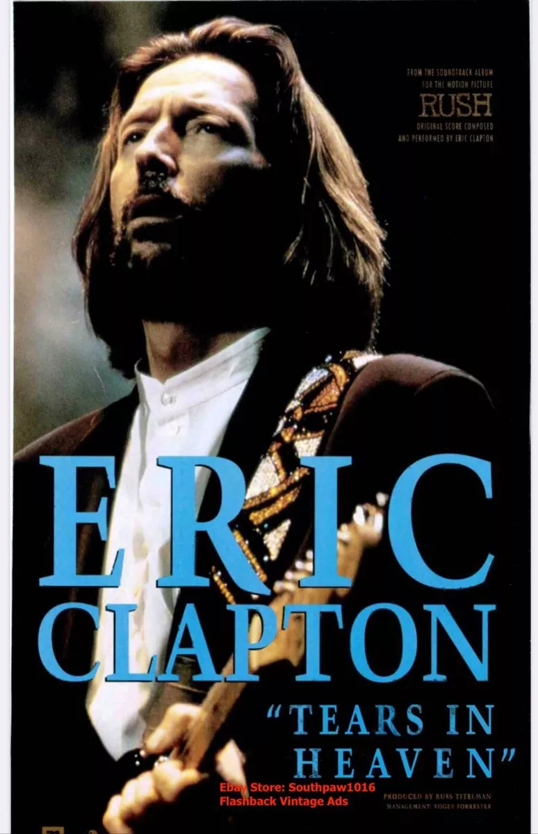 Eric Clapton - Tears In Heaven print by Chungkong